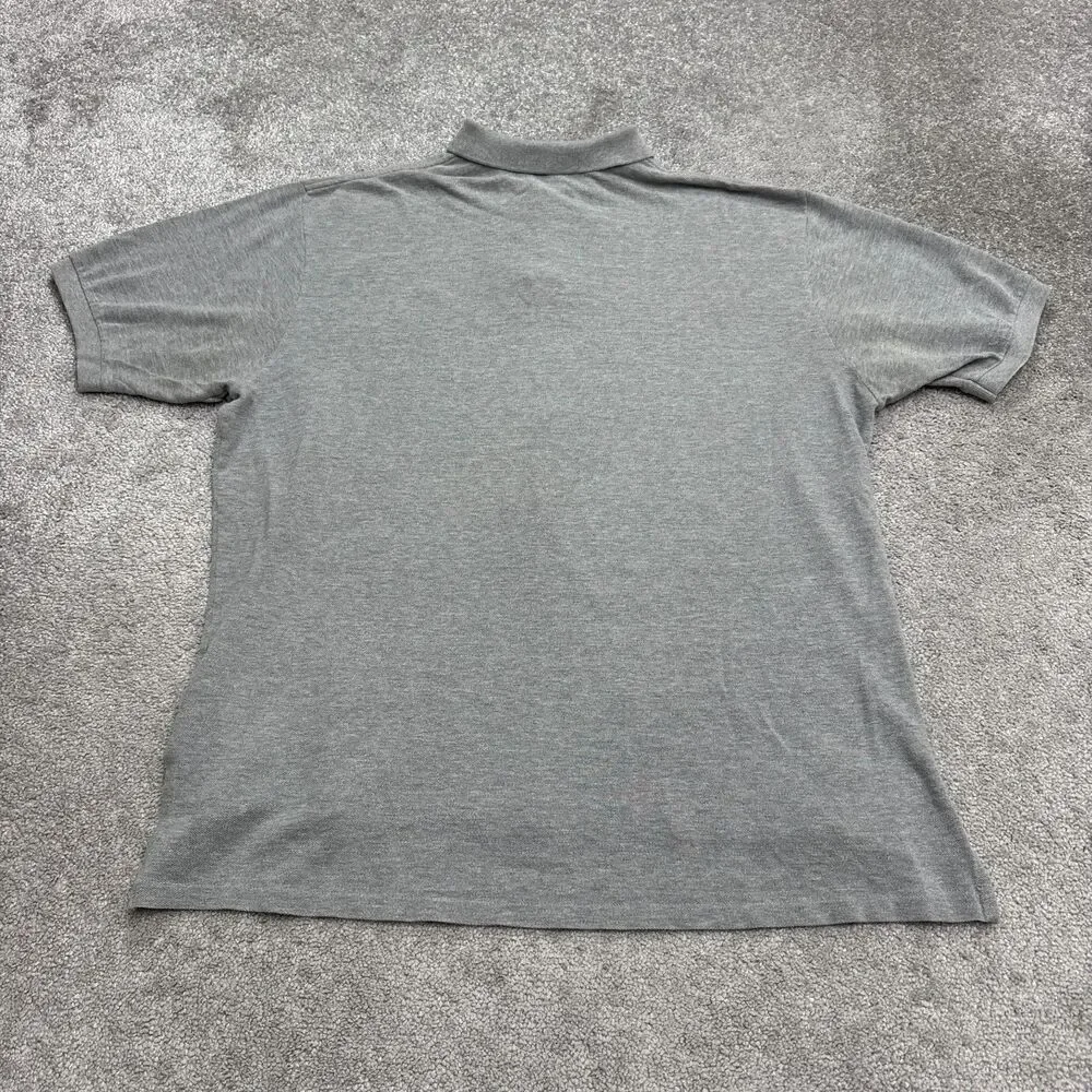 Polo Ralph Lauren Cotton Polo Shirt Mens XL Gray Short Sleeve Classic Preppy Top